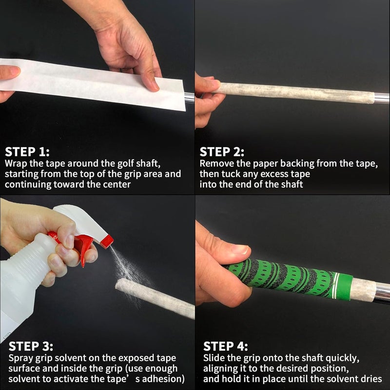 Crestgolf Professional Golf Grip Solvent 32 OZ Solvent Light &Mild Lemon Scent for Regripping Golf Clubs and Golf Grip Repair - Golf Grip Solution - Non-Toxic, Non-Flammable - Image 5